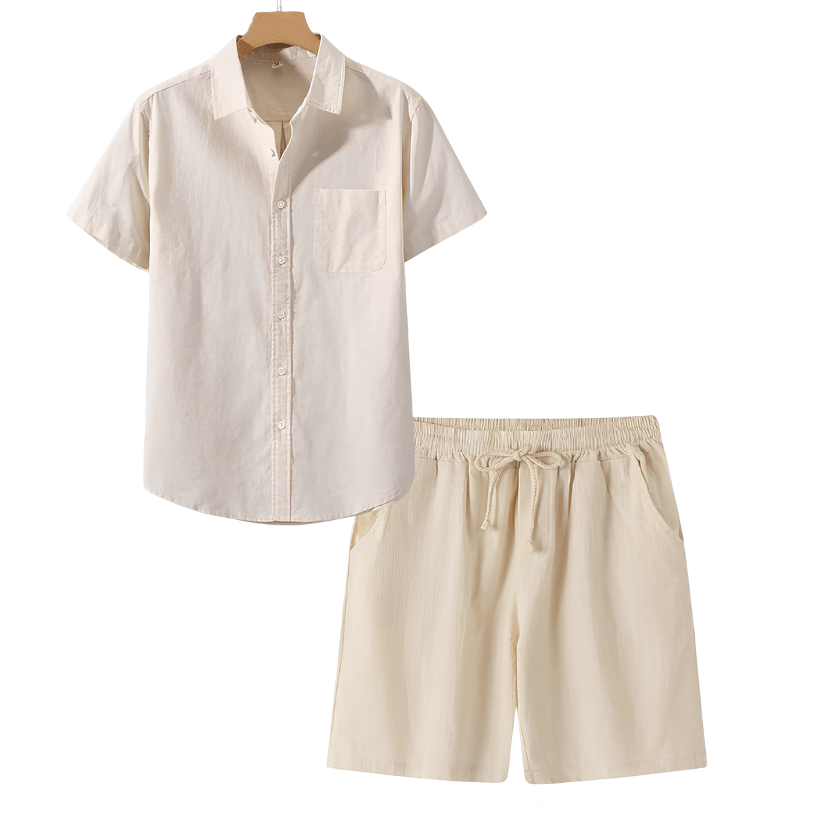 Men’s Linen Shirt & Shorts Set – Bari Weekend