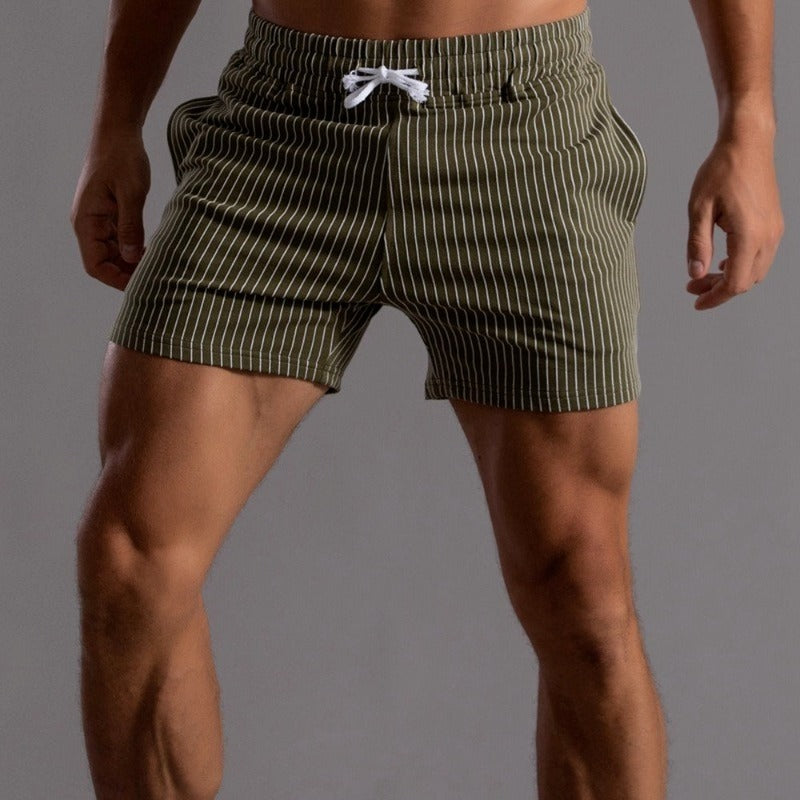 Striped Linen Shorts – Alexford