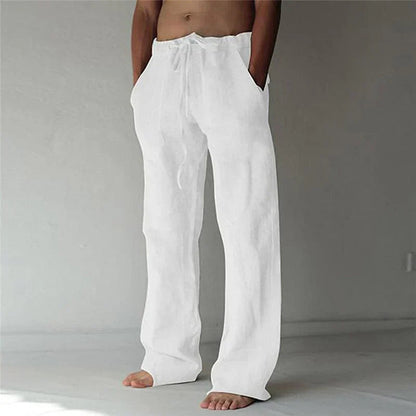 Linen Wide-Leg Trousers – Bellagio