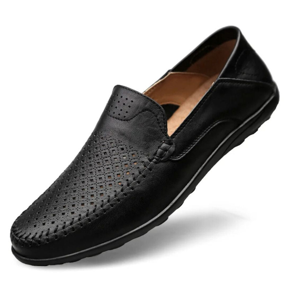 Men’s Genuine Leather Breathable Loafers – Vincenzo