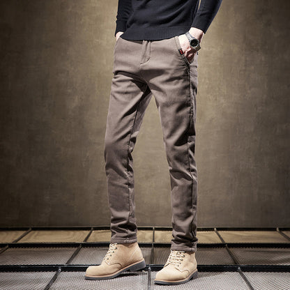 Slim Fit Cotton Trousers – Varedo