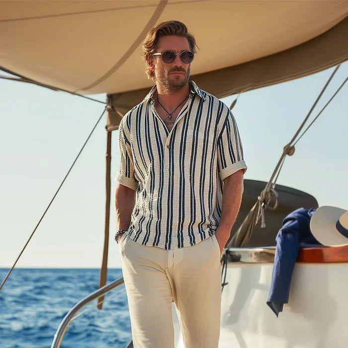 Striped Casual Shirt – Levi Old Money