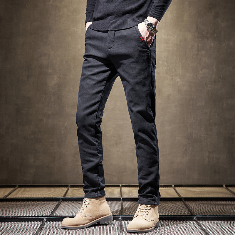 Slim Fit Cotton Trousers – Varedo