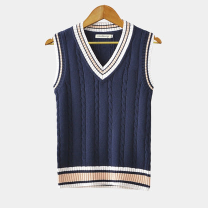 Sleeveless Sweater – Modèle Étienne