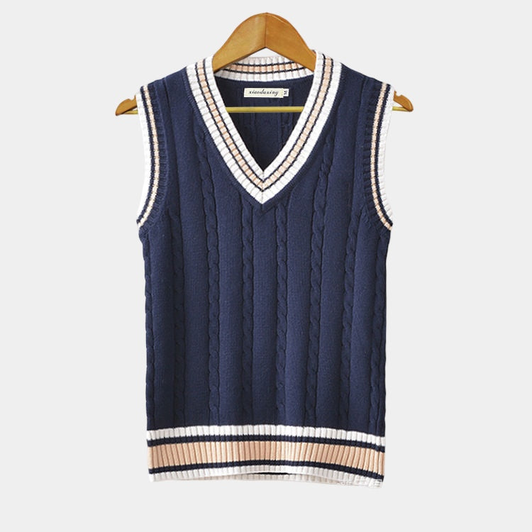 Sleeveless Sweater – Modèle Étienne