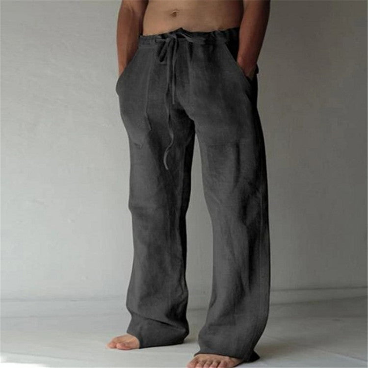 Linen Wide-Leg Trousers – Bellagio