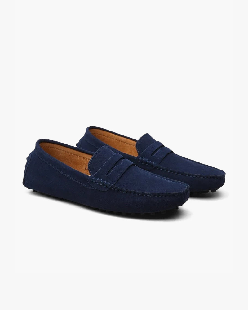 Suede Driver Loafers – Belmont Edition