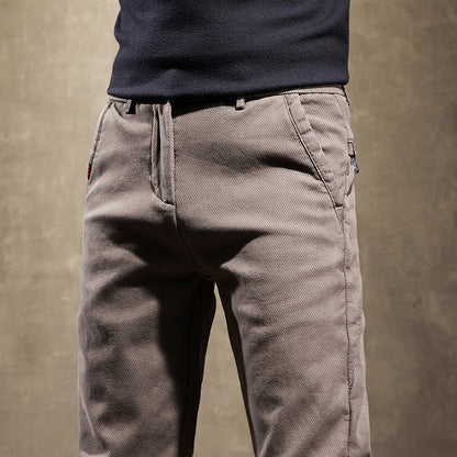 Slim Fit Cotton Trousers – Varedo