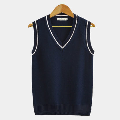Sleeveless Sweater – Modèle Étienne