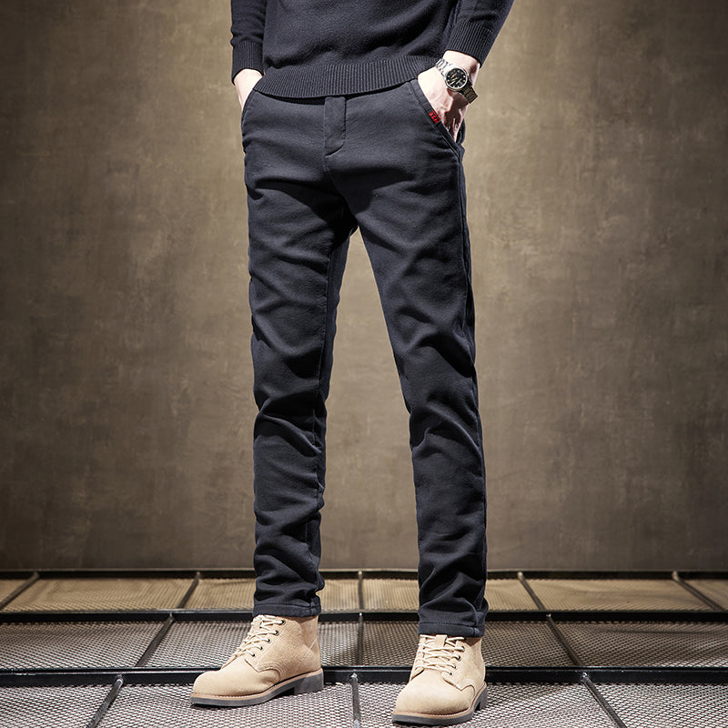 Slim Fit Cotton Trousers – Varedo