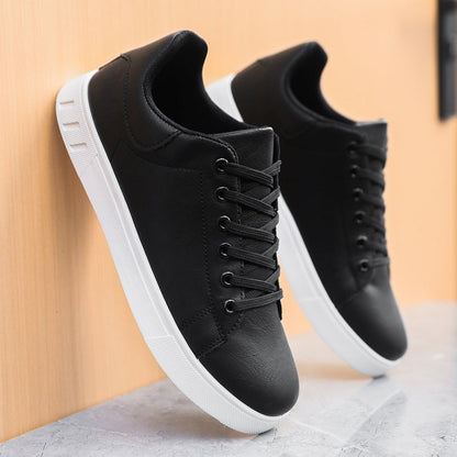 Men’s Premium Leather Low-Top Sneakers – Paolo Style