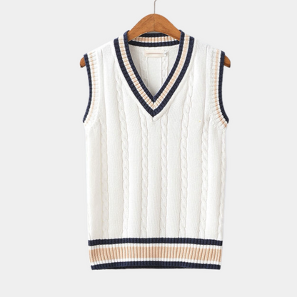 Sleeveless Sweater – Modèle Étienne