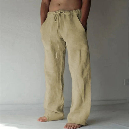 Linen Wide-Leg Trousers – Bellagio