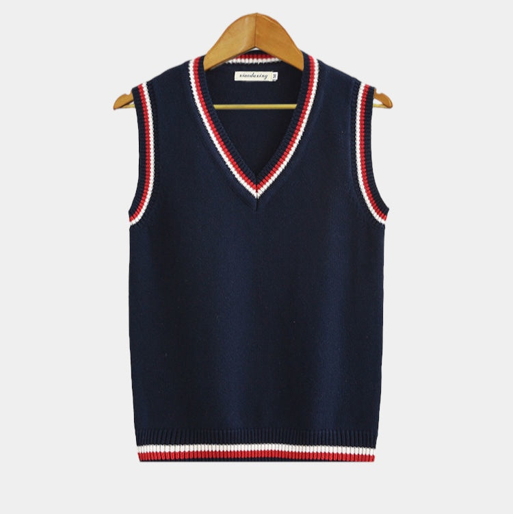 Sleeveless Sweater – Modèle Étienne