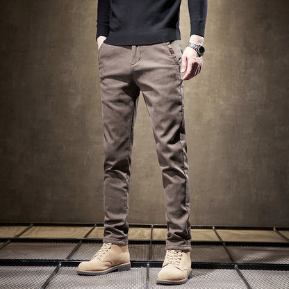 Slim Fit Cotton Trousers – Varedo
