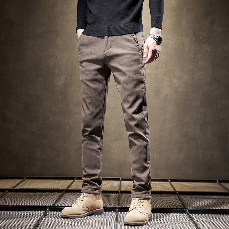 Slim Fit Cotton Trousers – Varedo