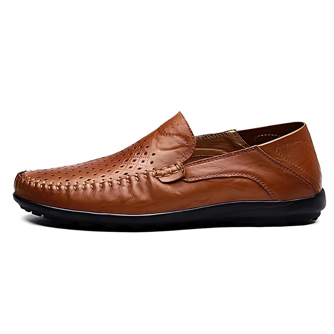 Men’s Genuine Leather Breathable Loafers – Vincenzo