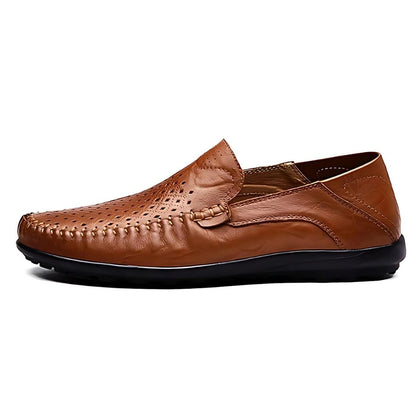 Men’s Genuine Leather Breathable Loafers – Vincenzo