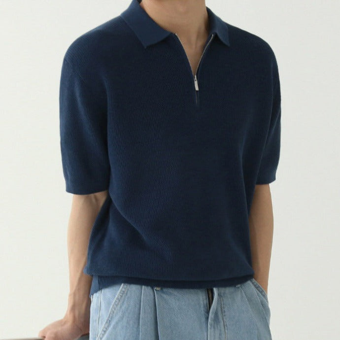 Zipped Collar Polo Shirt – Langford