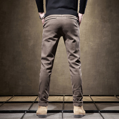 Slim Fit Cotton Trousers – Varedo