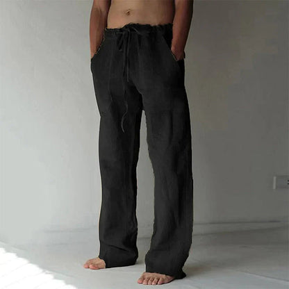 Linen Wide-Leg Trousers – Bellagio
