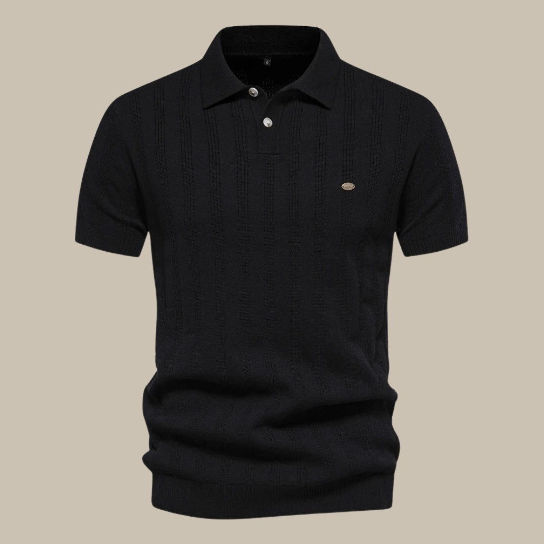 Stylish Merino Wool Polo Shirt – Blake