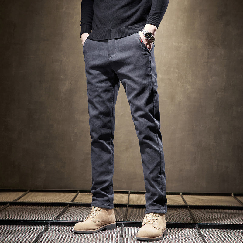 Slim Fit Cotton Trousers – Varedo
